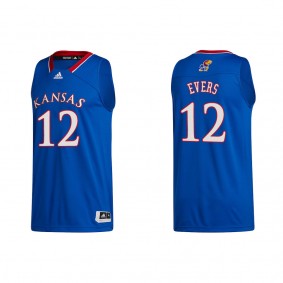 Wilder Evers Kansas Jayhawks adidas Swingman Team College Basketball Jersey Royal