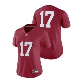 Women's Alabama Crimson Tide Nike #17 Crimson College Football 2018 Game Jersey