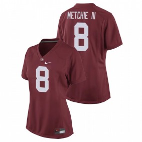 Women's Alabama Crimson Tide John Metchie III Crimson Game Replica Football Jersey