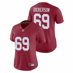 Women's Alabama Crimson Tide Landon Dickerson Crimson Game Jersey