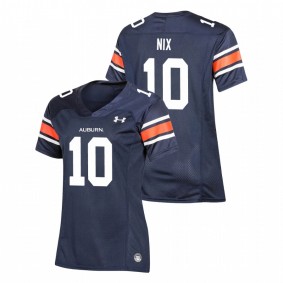 Women's Auburn Tigers Bo Nix Navy Under Armour Replica Football Jersey