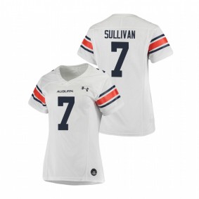 Pat Sullivan Auburn Tigers Women's White Replica Football Jersey