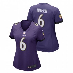 Women's Baltimore Ravens Patrick Queen Purple Game Jersey