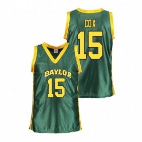 Women's Baylor Bears College Basketball #15 Green Lauren Cox Replica Jersey