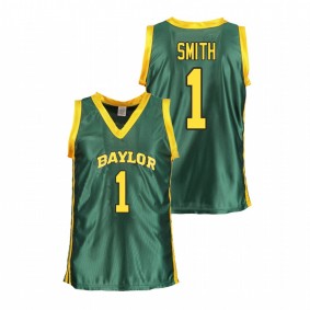 Women's Baylor Bears College Basketball #1 Green NaLyssa Smith Replica Jersey