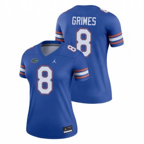 Women's Florida Gators Trevon Grimes Royal College Football Legend Jersey