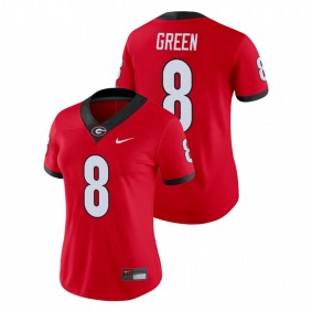 Women's Georgia Bulldogs A.J. Green Red Game College Football Jersey