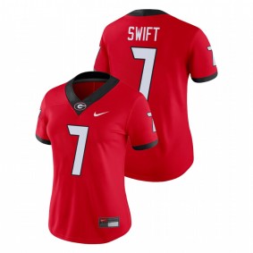 Women's Georgia Bulldogs D'Andre Swift Red Game College Football Jersey