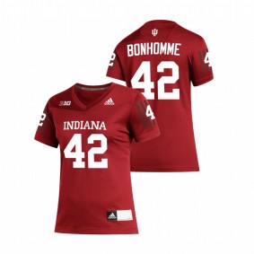 D.K. Bonhomme Indiana Hoosiers Women's Crimson Replica Football Jersey