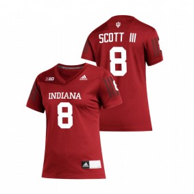 Stevie Scott III Indiana Hoosiers Women's Crimson Replica Football Jersey