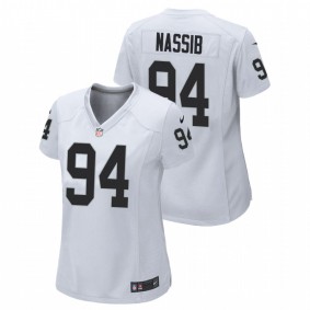 Women's Las Vegas Raiders Carl Nassib White Game Jersey