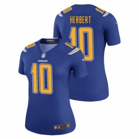 Women's Los Angeles Chargers Justin Herbert Royal Color Rush Legend Jersey