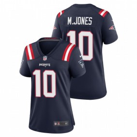 Women's New England Patriots Mac Jones Navy 2021 NFL Draft Game Jersey