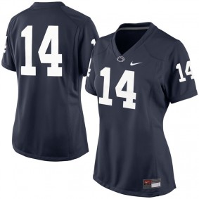 Women's Penn State Nittany Lions #14 Navy Blue Replica Football Jersey