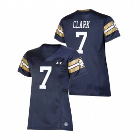 Women's Notre Dame Fighting Irish Brendon Clark Navy 2021 Shamrock Series Replica Game Jersey