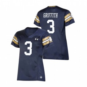 Women's Notre Dame Fighting Irish Houston Griffith Navy 2021 Shamrock Series Replica Game Jersey