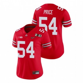 Women's Ohio State Buckeyes Billy Price Scarlet 2021 National Championship Jersey