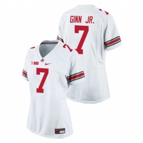 Women's Ohio State Buckeyes Ted Ginn Jr. #7 White Game College Football Jersey