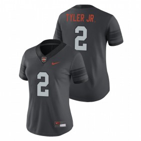 Women's Oregon State Beavers Calvin Tyler Jr. Anthracite Game Replica Football Jersey