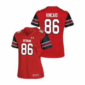 Women's Utah Utes Dalton Kincaid Red Under Armour Replica Football Jersey