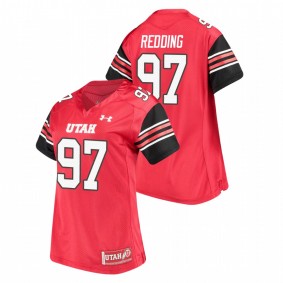 Jadon Redding Utah Utes Women's Red Replica Performance Football Jersey