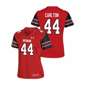 Women's Utah Utes Xavier Carlton Red Replica Football Jersey