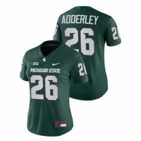 Herb Adderley Michigan State Spartans Women Green College Football Game Jersey