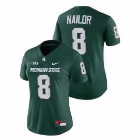 Jalen Nailor Michigan State Spartans Women 2021-22 Green College Football Game Jersey