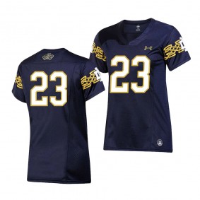 Notre Dame Fighting Irish 2023 Aer Lingus College Football Classic Navy Replica Jersey Women