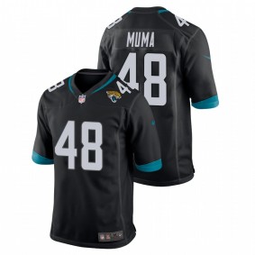 Chad Muma Jacksonville Jaguars 2022 NFL Draft Black Game Jersey Men