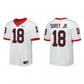 Xavian Sorey Jr. Georgia Bulldogs Nike Away Game Jersey White