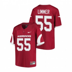 Youth Arkansas Razorbacks Beaux Limmer Cardinal Replica Football Jersey