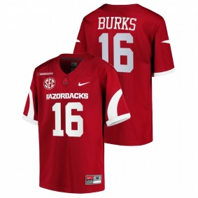 Treylon Burks Arkansas Razorbacks Youth 2021-22 Cardinal Equality College Football Jersey