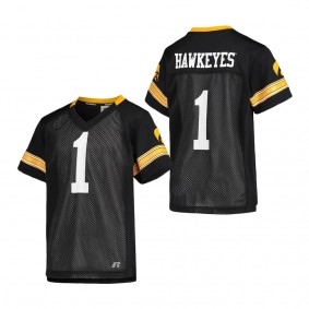 Youth Black Iowa Hawkeyes Team Replica Jersey