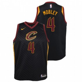 Youth Cleveland Cavaliers 2021 #4 Black Evan Mobley 2021 NBA Draft Statement Edition Jersey