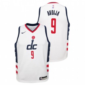 Youth 2020-21 #9 White Deni Avdija 2020 NBA Draft City Jersey