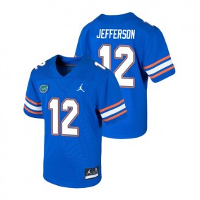 Youth Florida Gators Jordan Brand #12 Royal Van Jefferson Game College Football Jersey