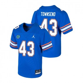 Youth Florida Gators Jordan Brand #43 Royal Tommy Townsend Game College Football Jersey