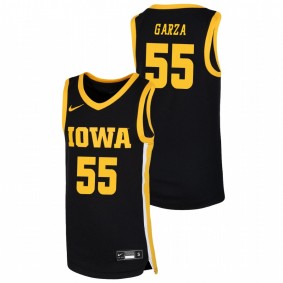 Youth Iowa Hawkeyes #55 Black Luka Garza College Basketball Replica Jersey