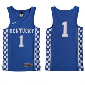 Youth Kentucky Wildcats #1 Royal Performance Basketball Jersey