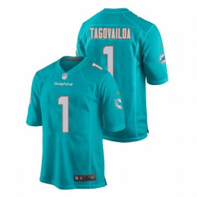 Youth Miami Dolphins Tua Tagovailoa Aqua Game Jersey