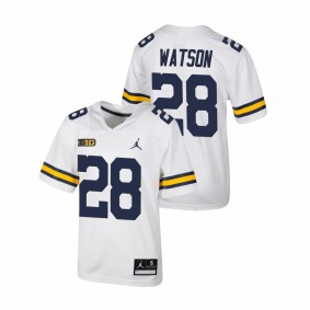 Youth Michigan Wolverines Brandon Watson White Untouchable Football Jersey