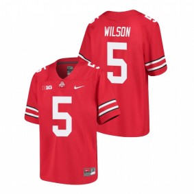 Youth Ohio State Buckeyes Garrett Wilson Scarlet College Football Jersey