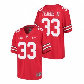 Youth Ohio State Buckeyes Master Teague III Scarlet College Football Jersey