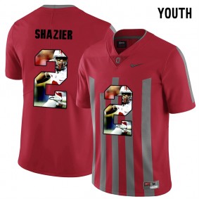 Youth Ohio State Buckeyes Ryan Shazier #2 Red Player Pictorital Fashion Football Jersey