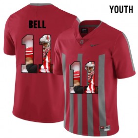 Youth Ohio State Buckeyes Vonn Bell #11 Red Player Pictorital Fashion Football Jersey