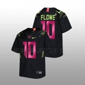 Justin Flowe Oregon Ducks Breast Cancer Awareness Black Youth Jersey Untouchable Football