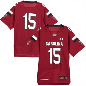 Youth South Carolina Gamecocks #15 Garnet NCAA Premier Football Jersey