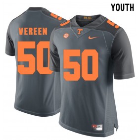 Youth Tennessee Volunteers Football #50 Grey College Corey Vereen Jersey