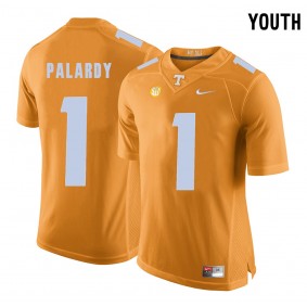 Youth Tennessee Volunteers Football #1 Orange College Michael Palardy Jersey